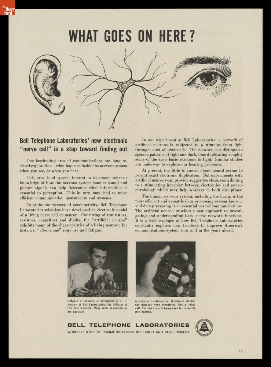 "What Goes On Here?," Bell Telephone Laboratories Advertisement, 1960