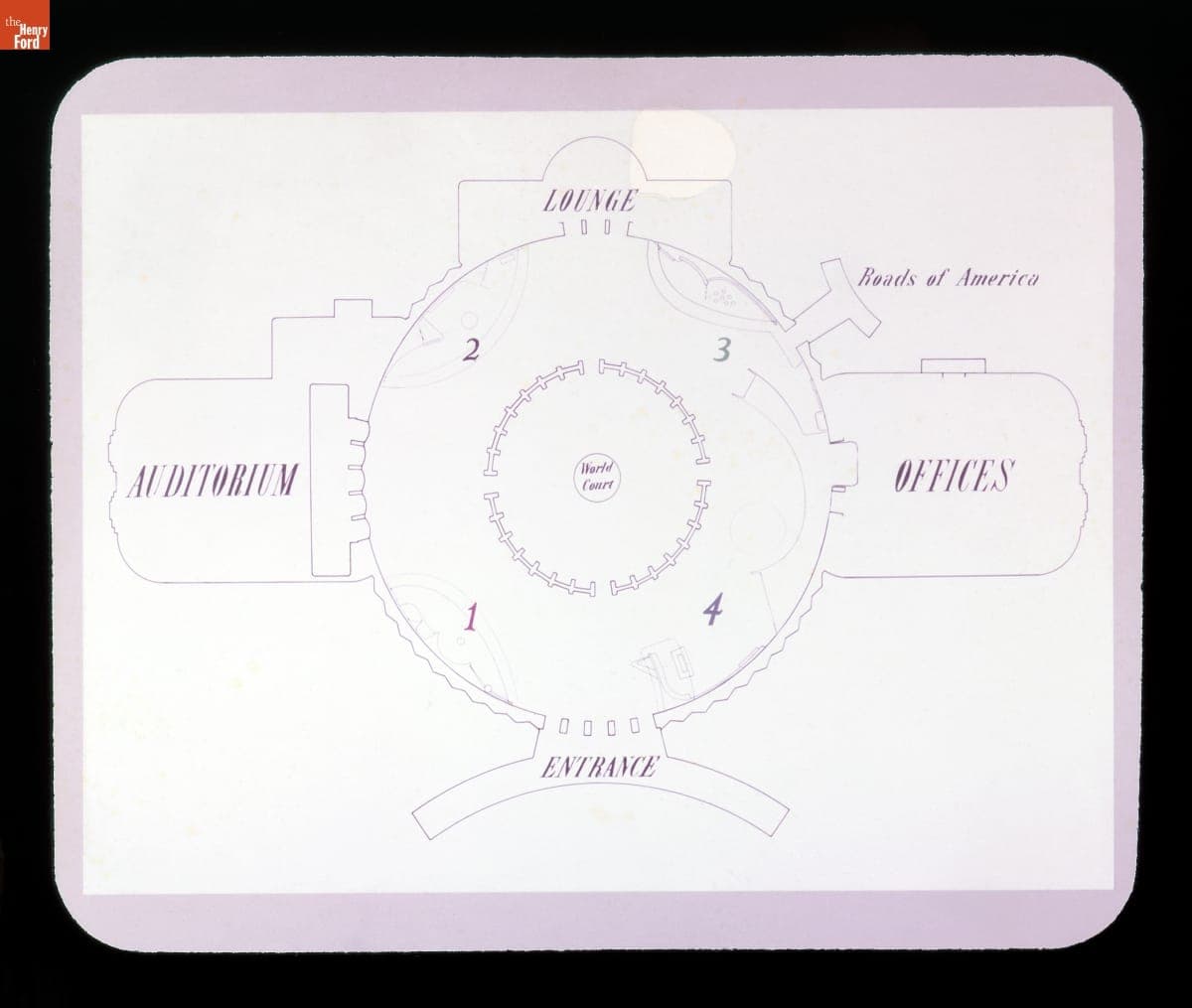 Plot Plan of the Ford Rotunda