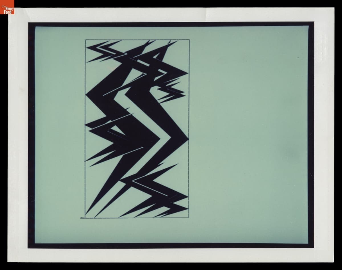 Drawing by Lillian Schwartz, circa 1989