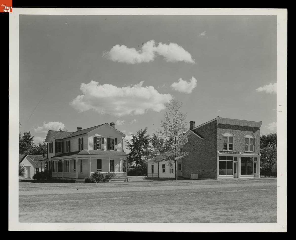 Wright Home and Cycle Shop in Greenfield Village, 1944