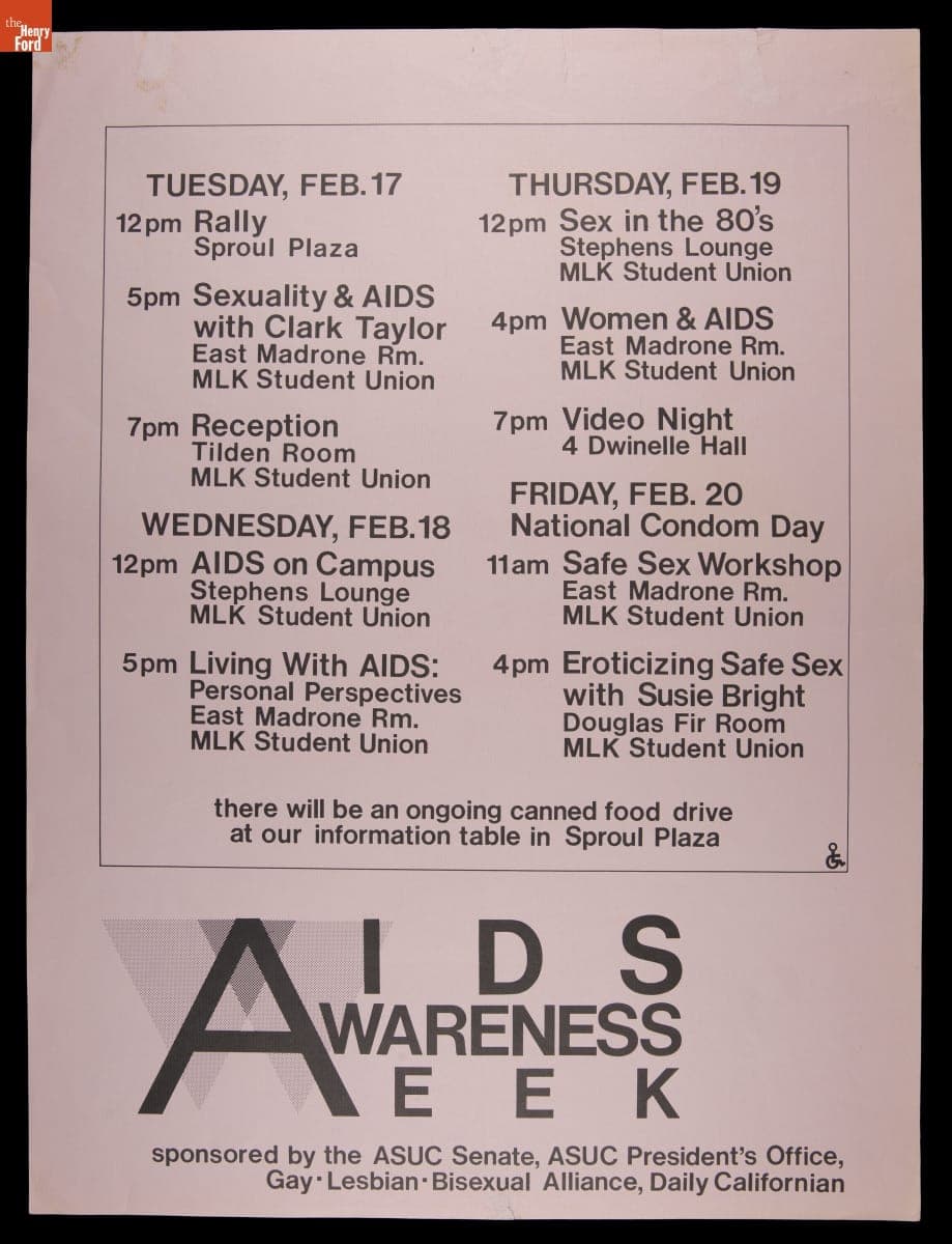 "AIDS Awareness Week," 1988-1999