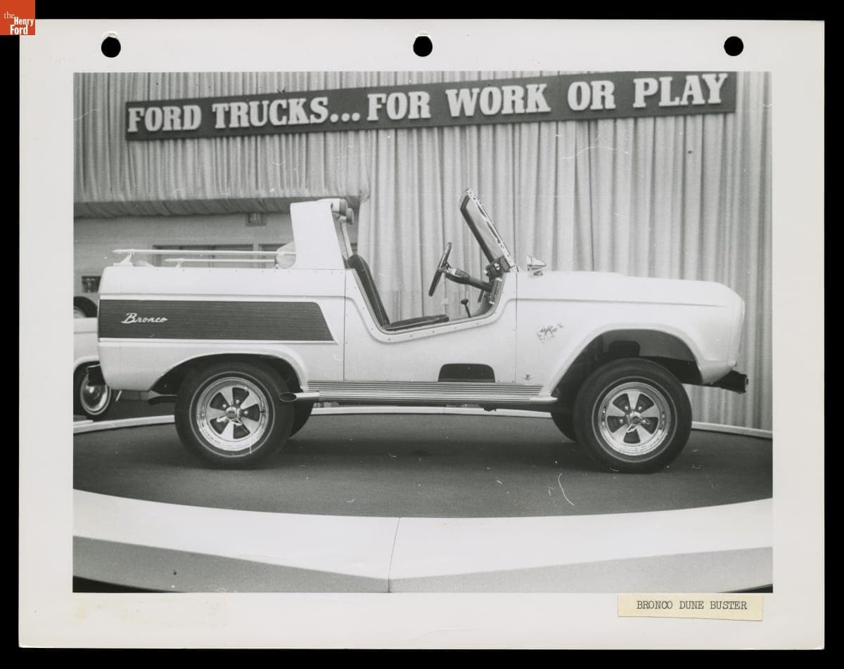 Bronco Dune Buster at the Detroit Auto Show, 1966
