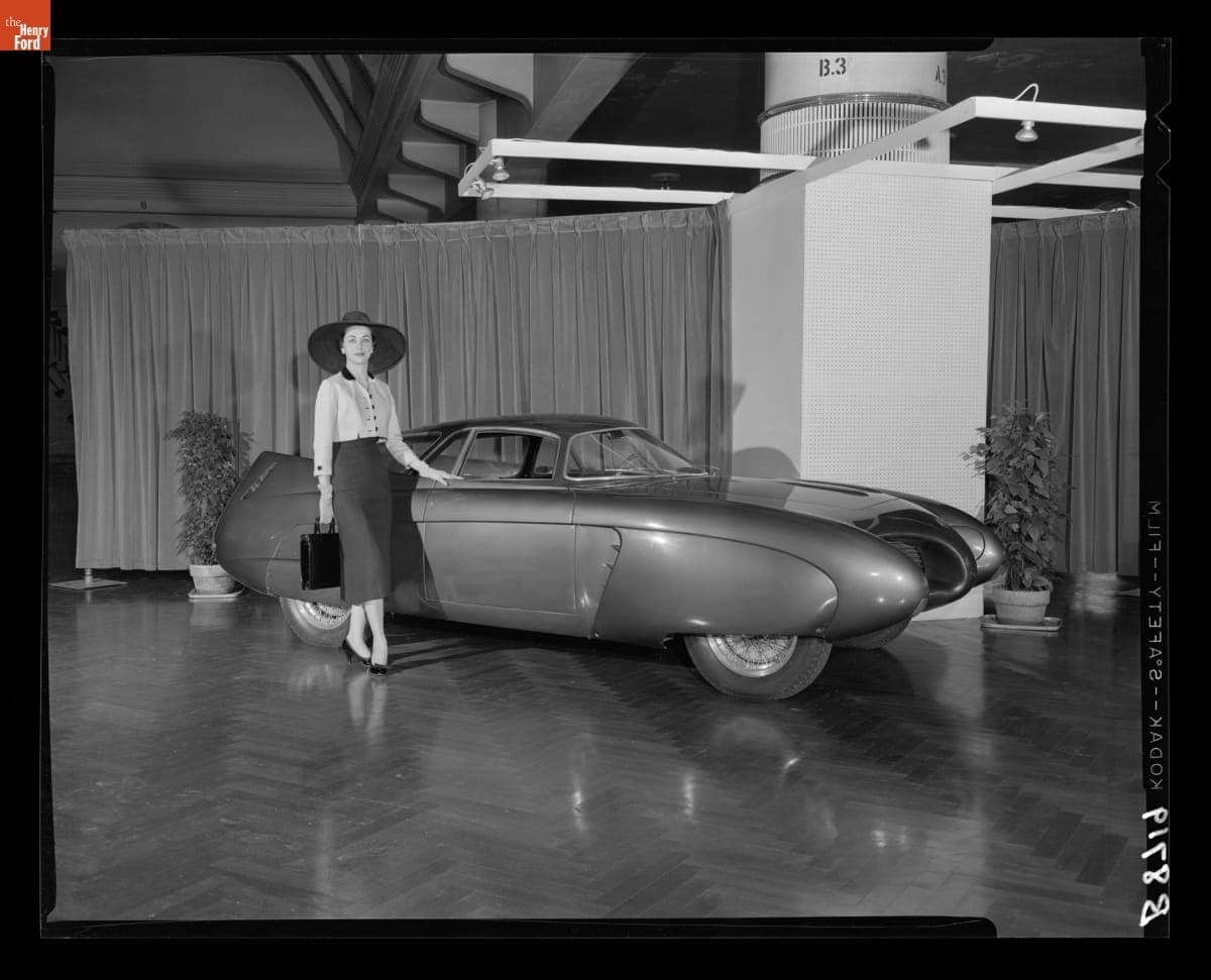 Alfa Romeo BAT 5 at "Sports Cars Internationale" Show in Henry Ford Museum, January 1955