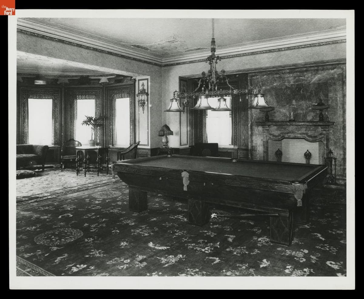 Interior View of Fair Lane, Home of Henry Ford, Dearborn, Michigan, circa 1920