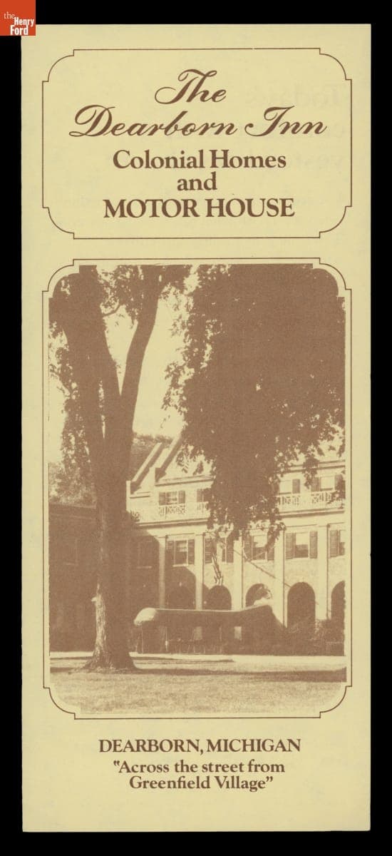 "The Dearborn Inn Colonial Homes and Motor House," circa 1985