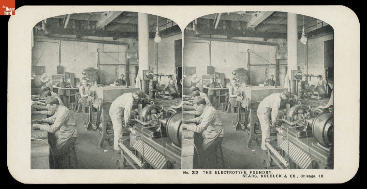 "The Electrotype Foundry. Sears, Roebuck & Co., Chicago, Ill.," 1906-1908