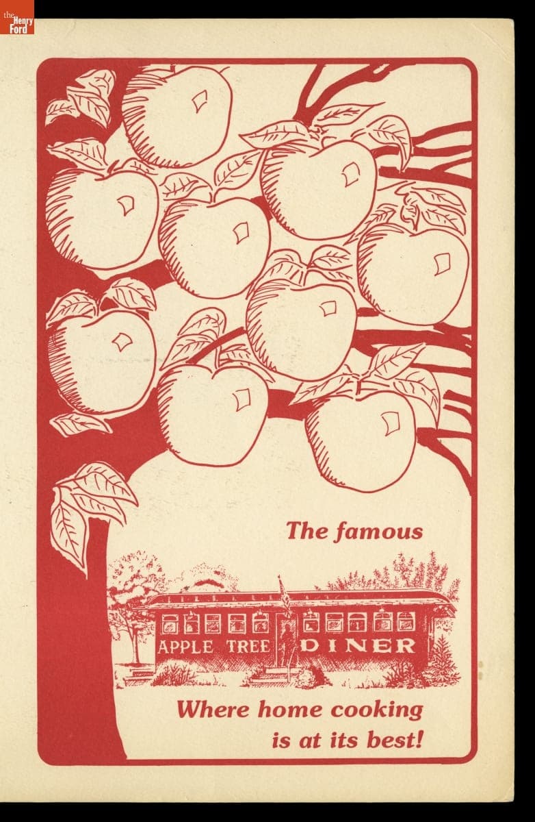 "The Famous Apple Tree Diner," Dedham, Massachusetts, circa 1980