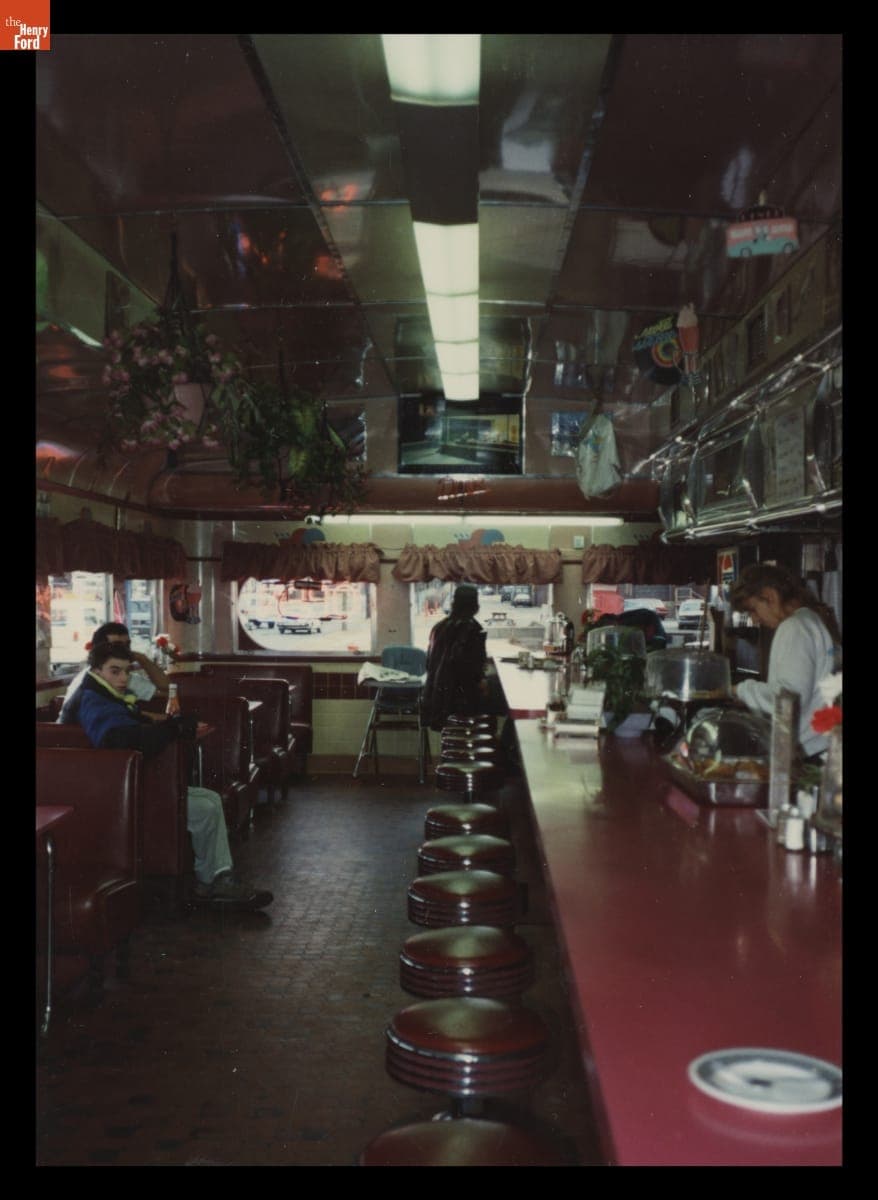 Interior of Charles Diner, West Springfield, Massachusetts, February 1992