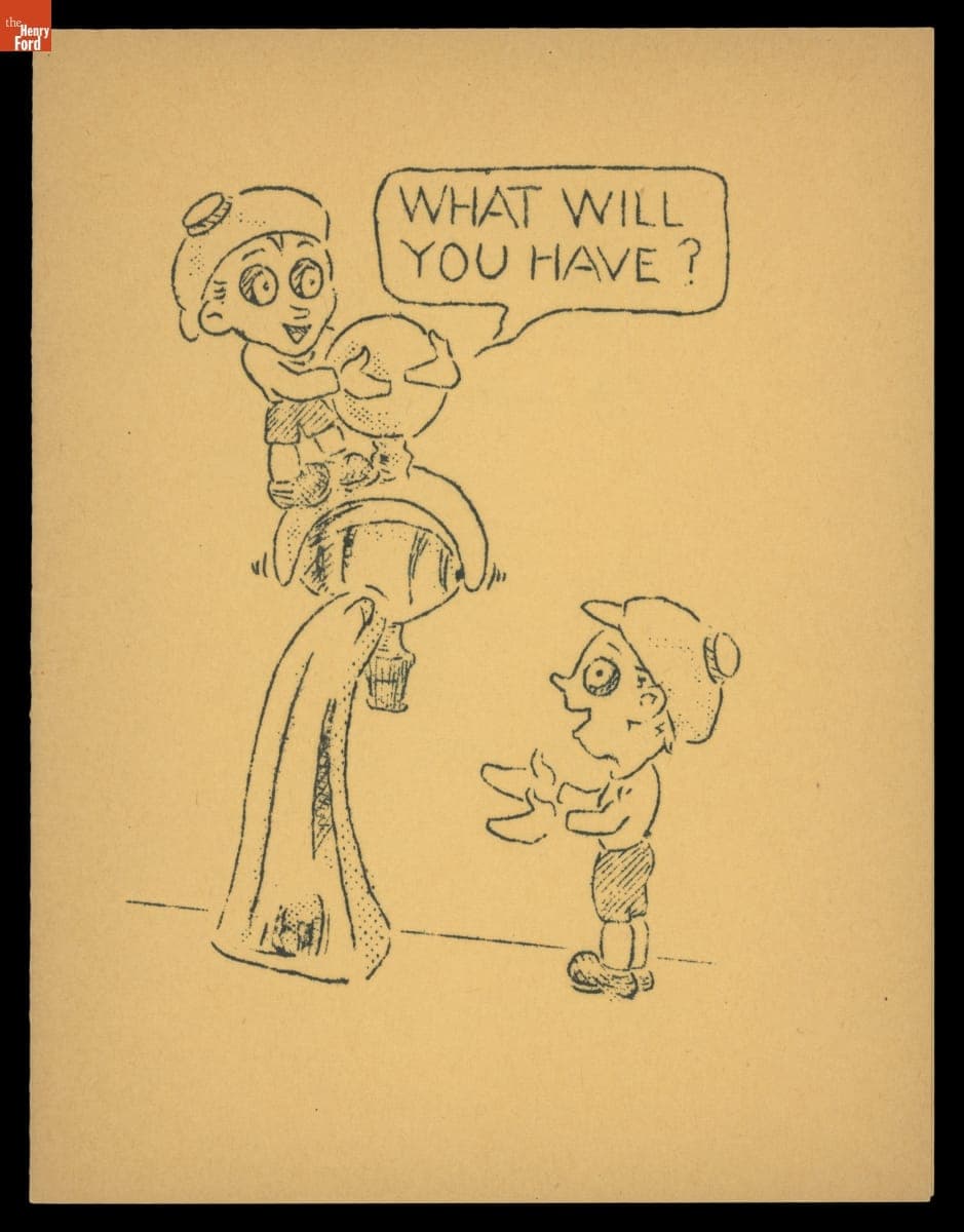 Foster's Dairy Menu, "What Will You Have?"