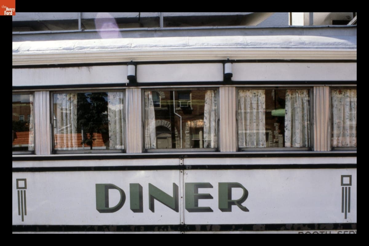 Original Lettering and Graphics for Exteriof of Summit Diner, Summit, New Jersey, 1987