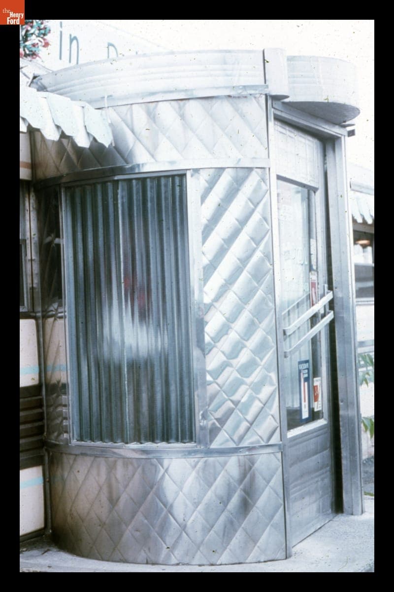Custom Vestibule at Fern's Diner, Ono, Pennsylvania, 1973