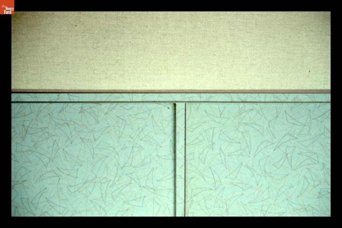 Skylark Pattern Formica at Deepwater Diner, Deepwater, New Jersey, August 1987