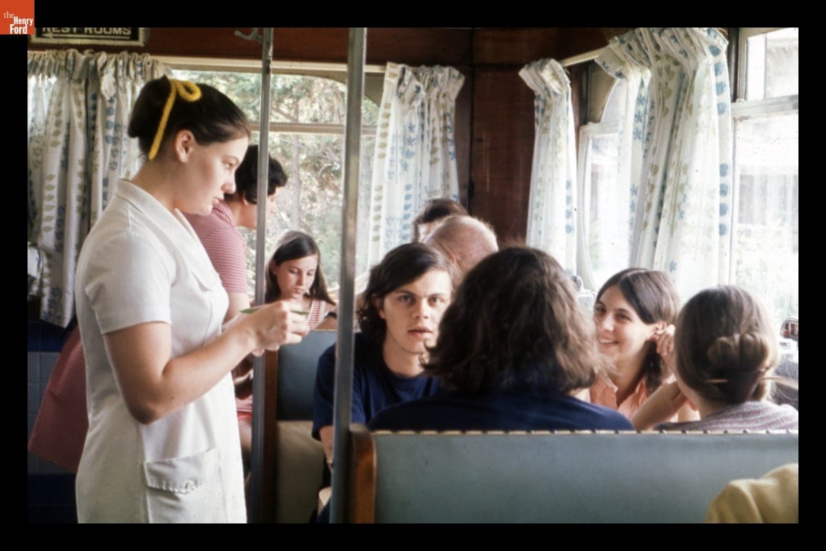 Server Taking Orders at Collin's Diner, North Canaan, Connecticut, 1972