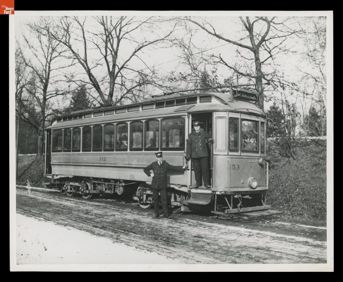 Trolley from South Natick, Massachusetts, circa 1915