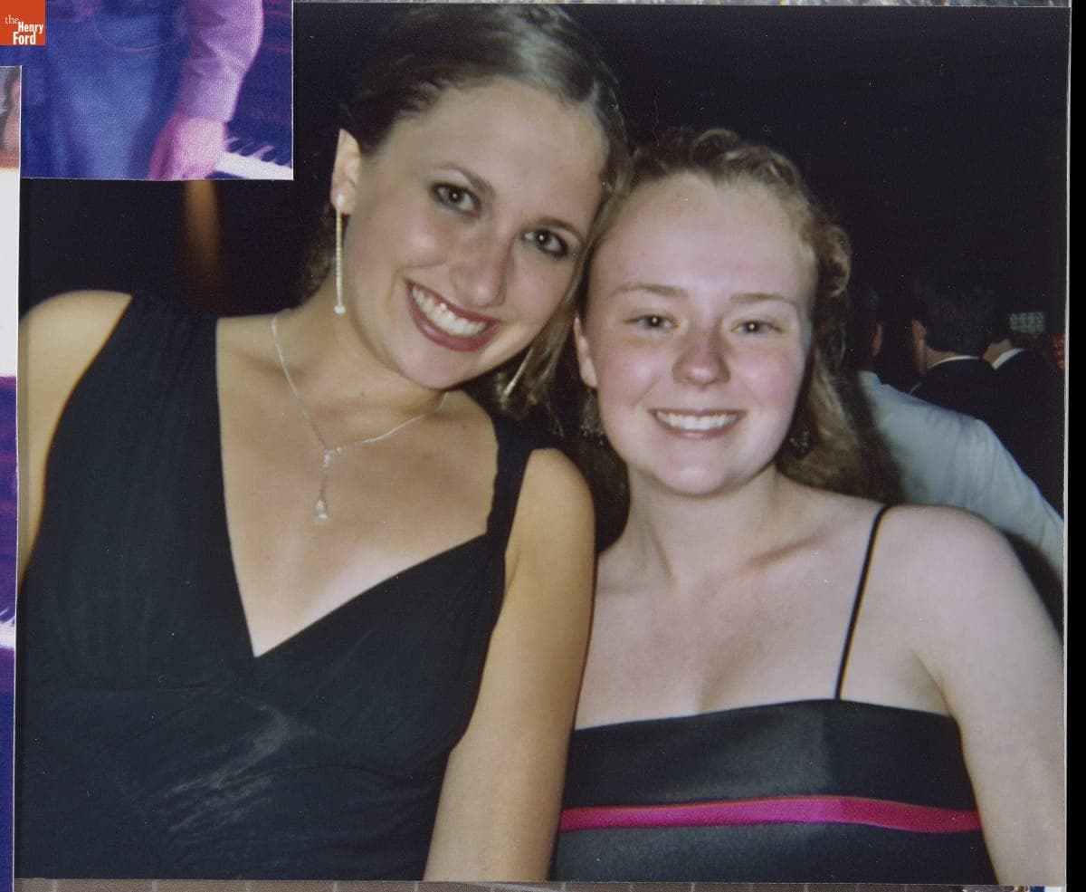 Jennifer O'Hare and Alia Wesala at Troy Athens High School Prom, May 13, 2006