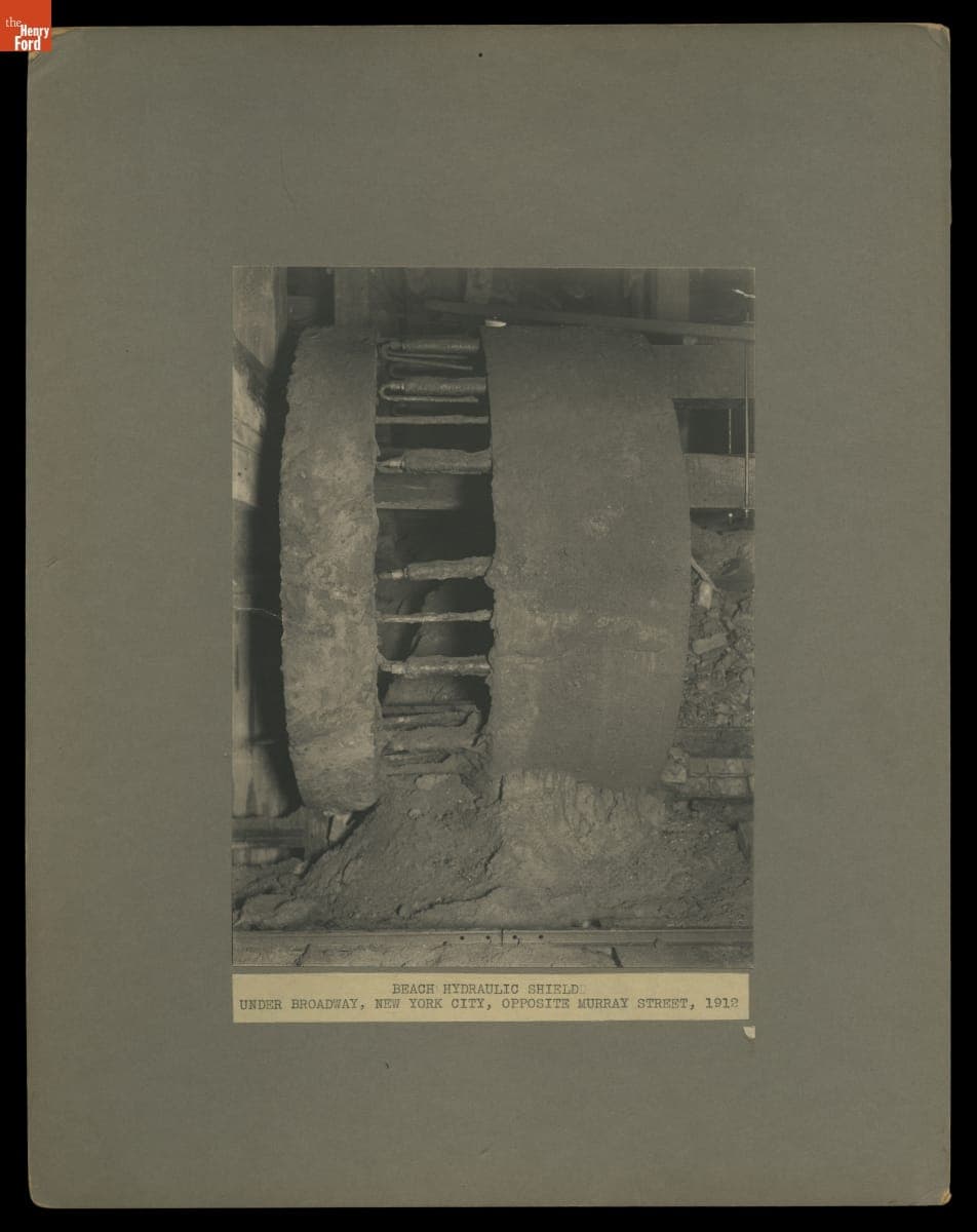 The Beach Hydraulic Shield in the Pneumatic Transit Tunnel, 1912