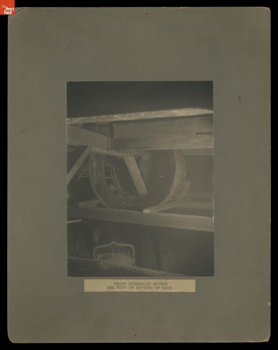 Beach Hydraulic Shield in the Pneumatic Transit Tunnel, 1912