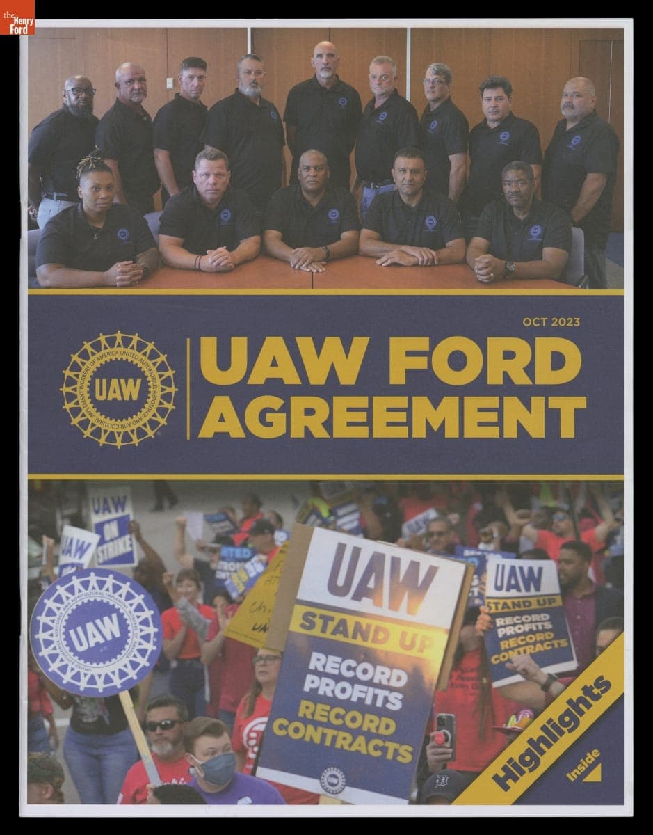 "UAW Ford Agreement," October 2023