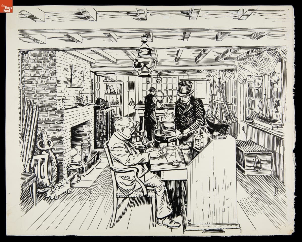 East India Shop in Henry Ford Museum "Street of Shops" Exhibit, circa 1941