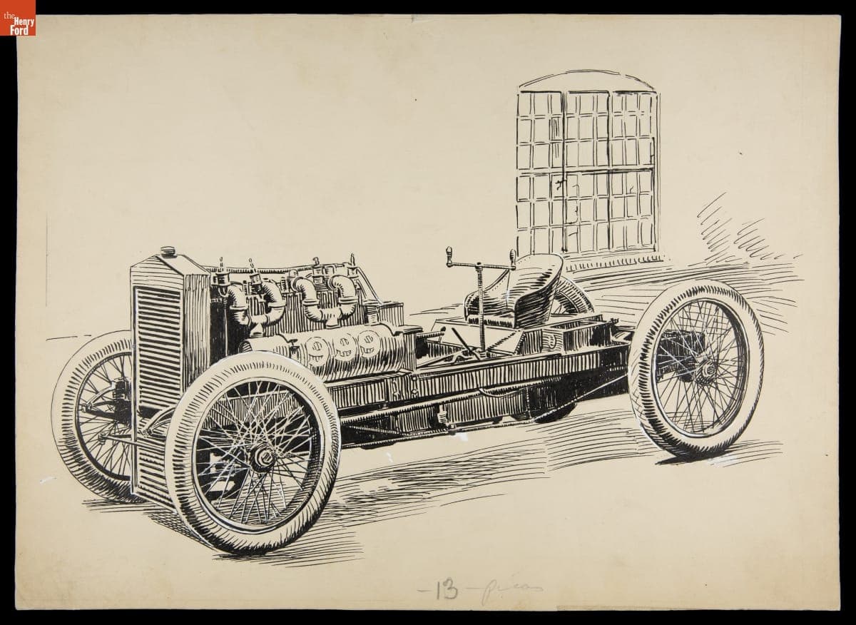 1902 Ford "999" Race Car in Henry Ford Museum, circa 1941