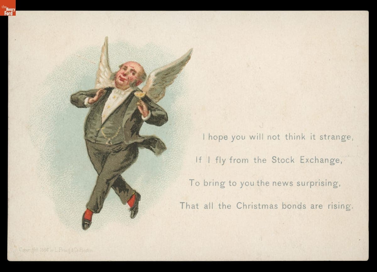 "...Christmas Bonds are Rising," 1886