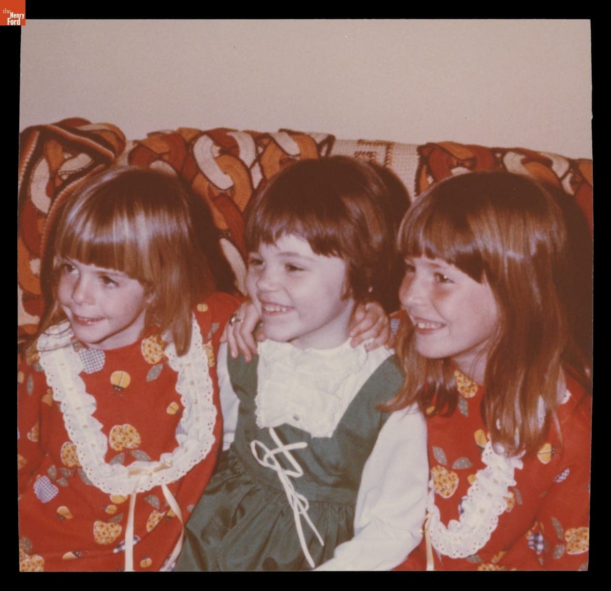 Alice Mitchell Clark's Granddaughters, Toni Minor, Heather Minor, and Julie Minor, April 1976