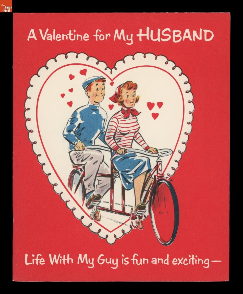 "A Valentine for My Husband, Life with My Guy is Fun and Exciting," 1954