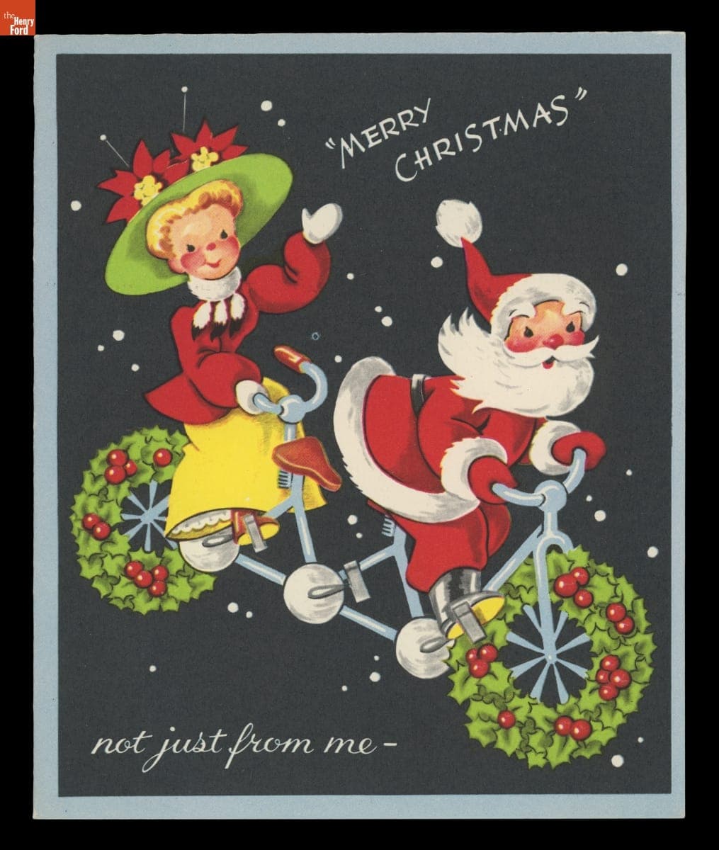 "Merry Christmas... not just from me - but from me too!," 1953