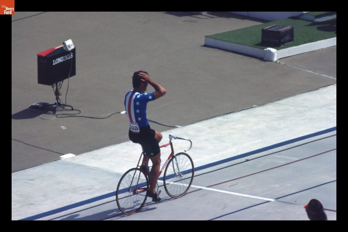 Team USA Bicyclist at the 1984 Los Angeles Olympics