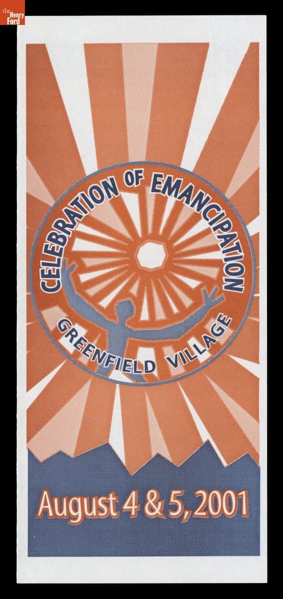 Brochure, "Celebration of Emancipation," Greenfield Village, August 2001