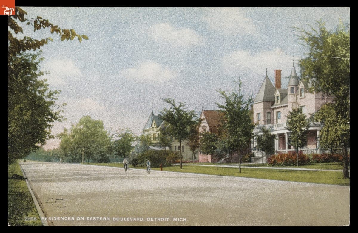 Residences on Eastern Boulevard, Detroit, Michigan