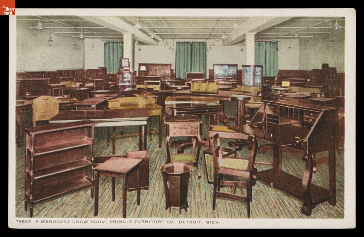 A Mahogany Show Room, Pringle Furniture Company, Detroit, Michigan
