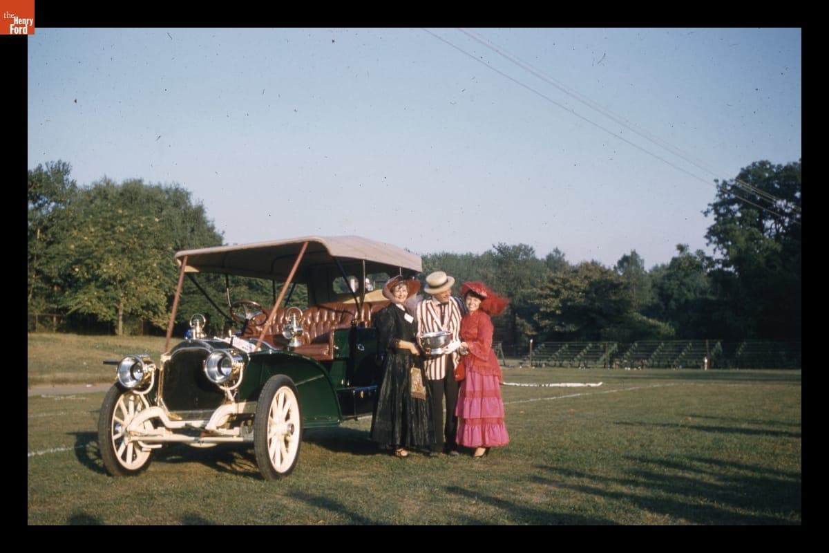 1907 Packard Model 30 Touring Car Receiving Prize at Old Car Festival in Greenfield Village, September 1960