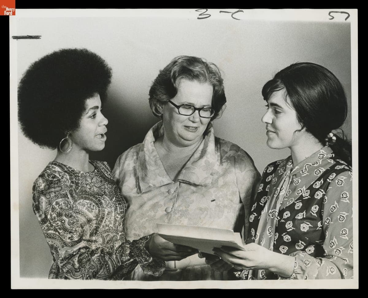 Carolyn Tucker, Jane Brown, and Gayle Gagliano, Members of a Louisiana Coalition Supporting the Equal Rights Amendment, May 1972