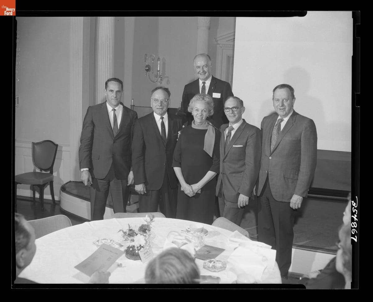 Yvonne Prieur and Others at Edison Institute Employee Recognition Dinner, April 3, 1970
