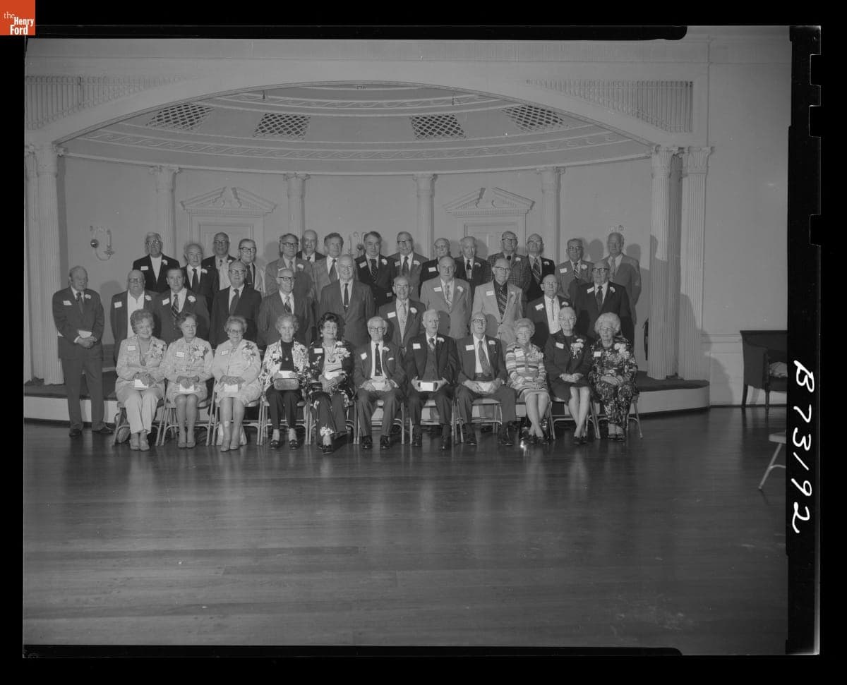 Edison Institute Retirees at the 23rd Annual Retired Employees Luncheon, November 25, 1975