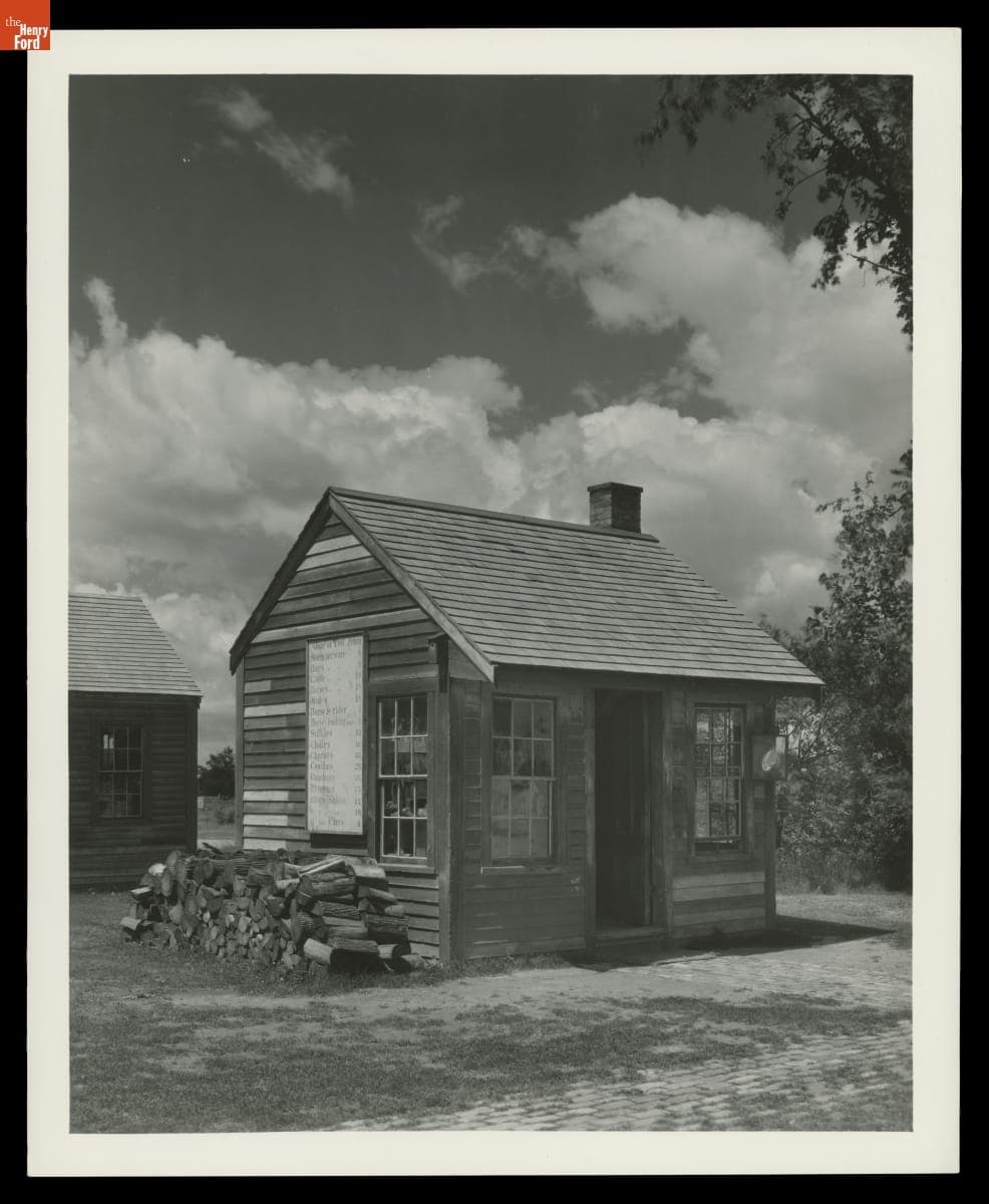 Rocks Village Toll House in Greenfield Village, July 1932