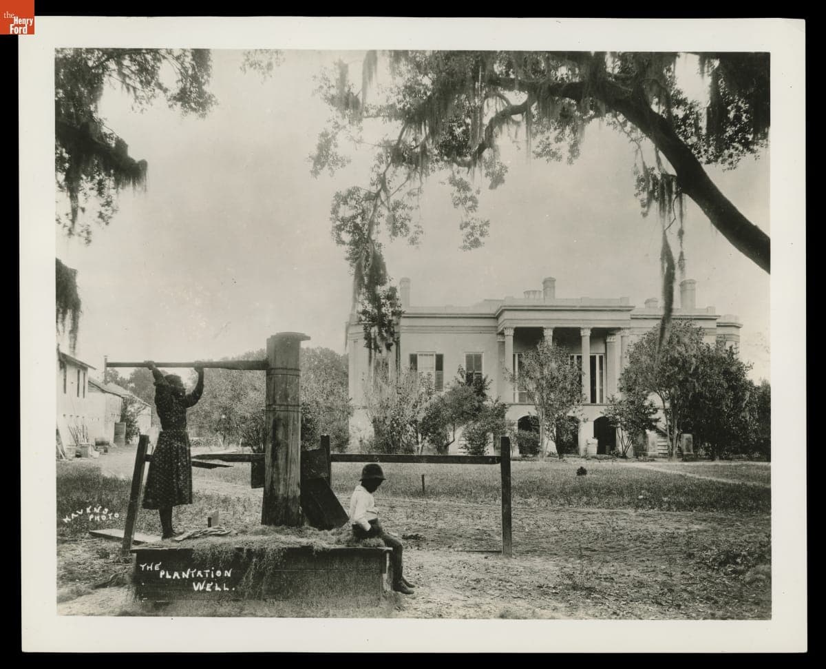 "The Plantation Well," Hermitage Plantation, Savannah, Georgia, 1872-1912