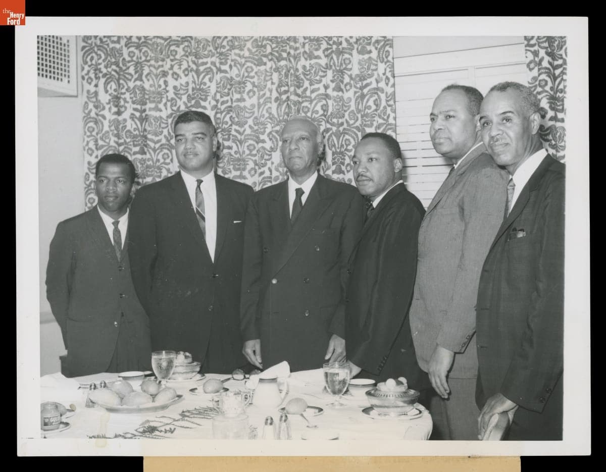 Six Leaders of the Nation's Largest African American Organizations Meet to Discuss Projected March on Washington, D.C., July 2, 1963