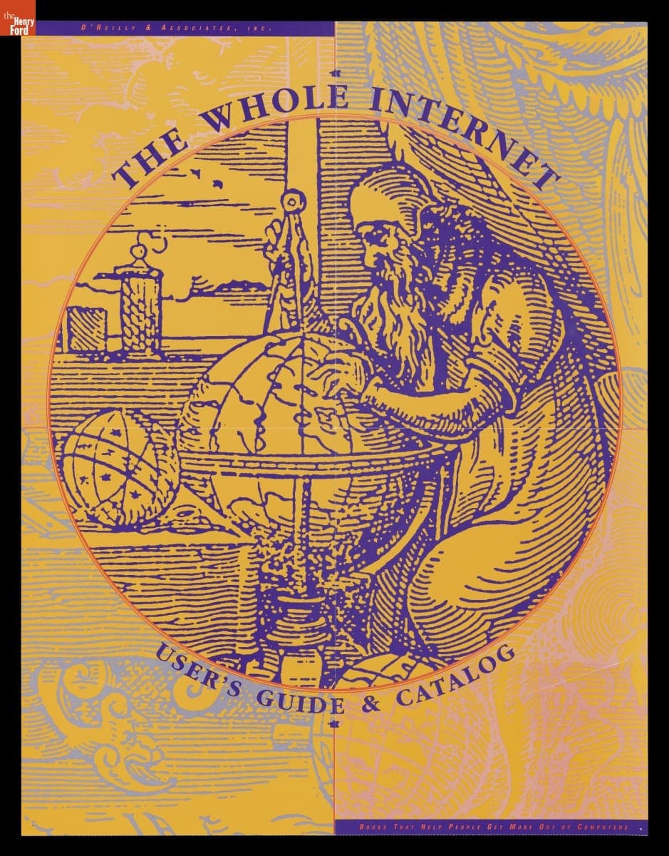 Advertising Poster, "Whole Internet User's Guide & Catalog," 1992