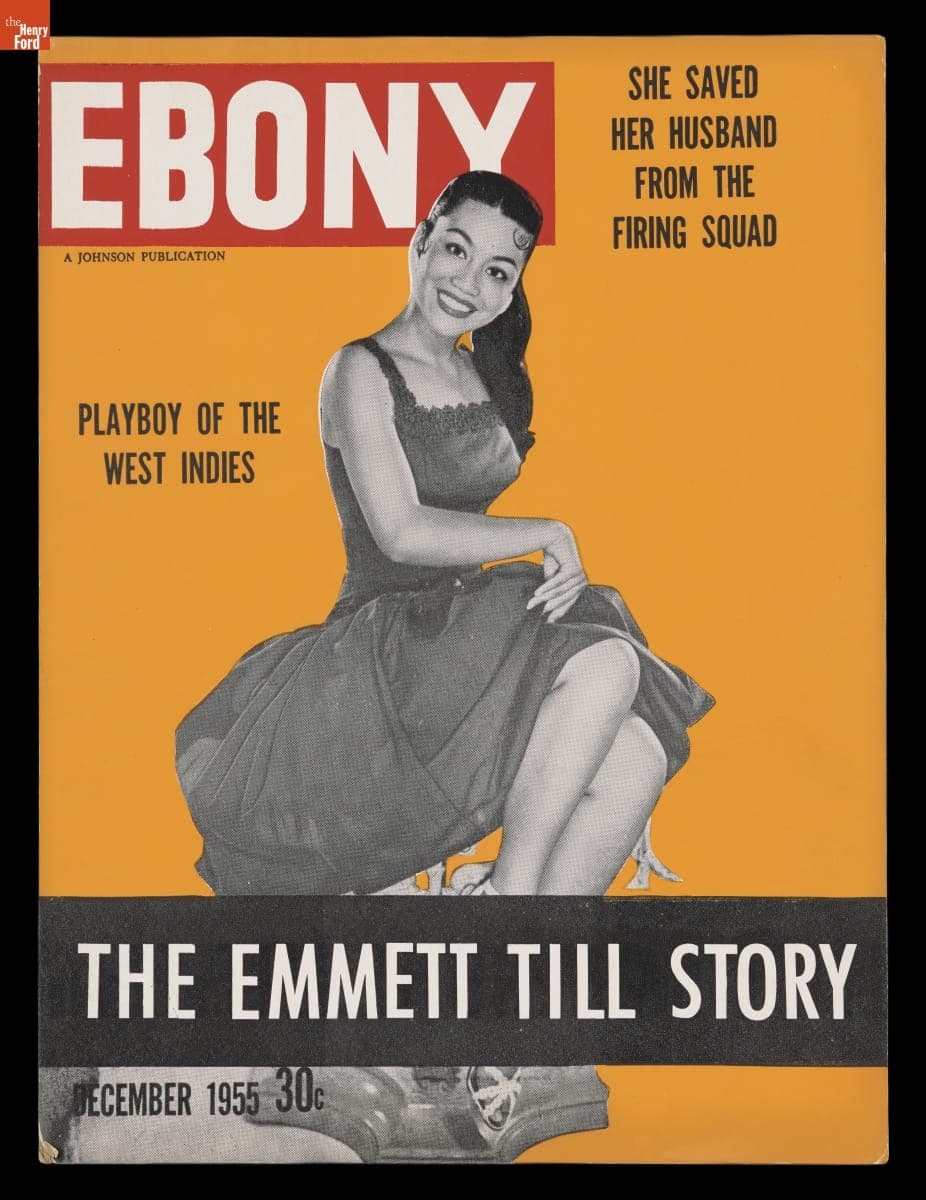 Advertising Poster, Ebony Magazine, December 1955