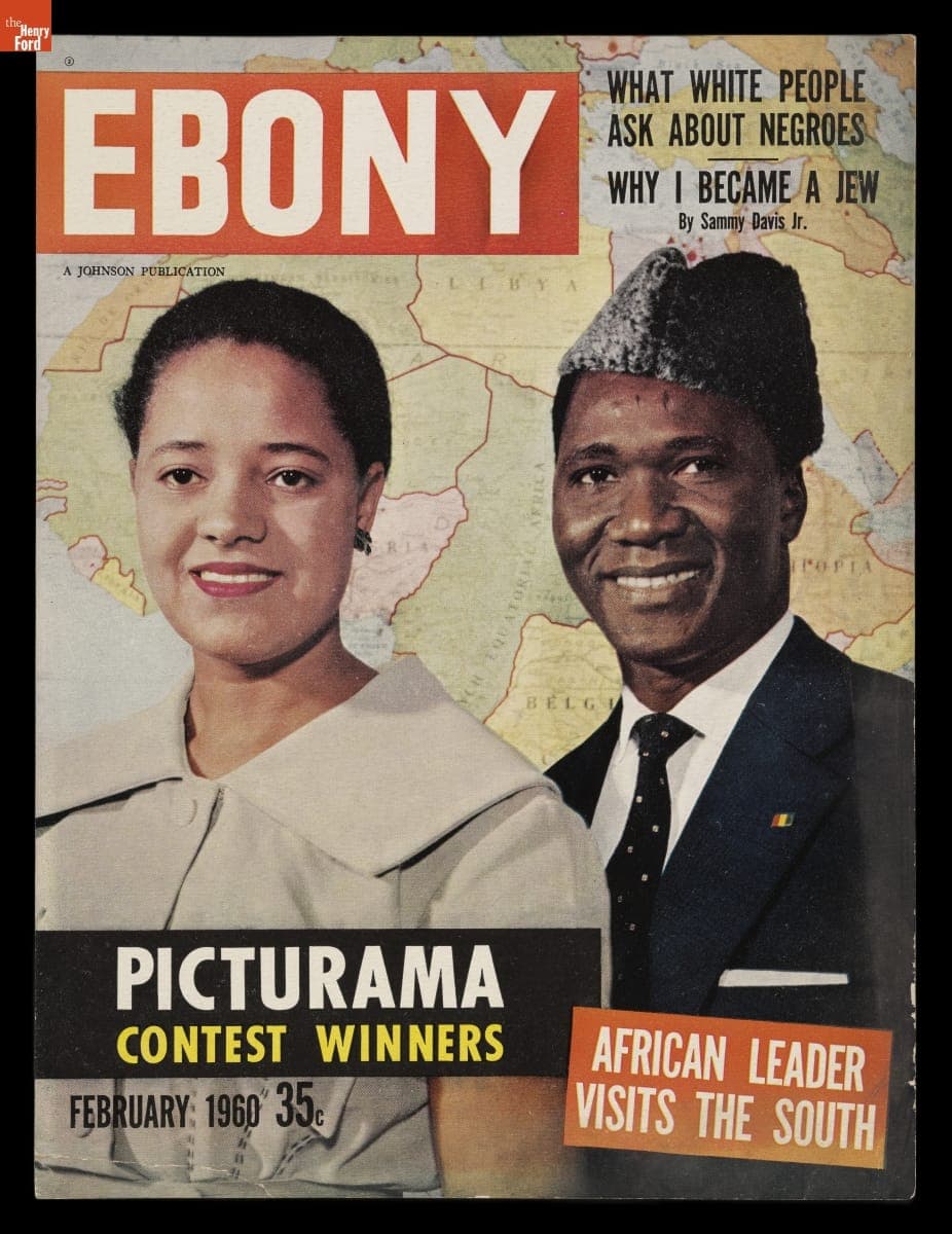 Advertising Poster, Ebony Magazine Cover, February 1960