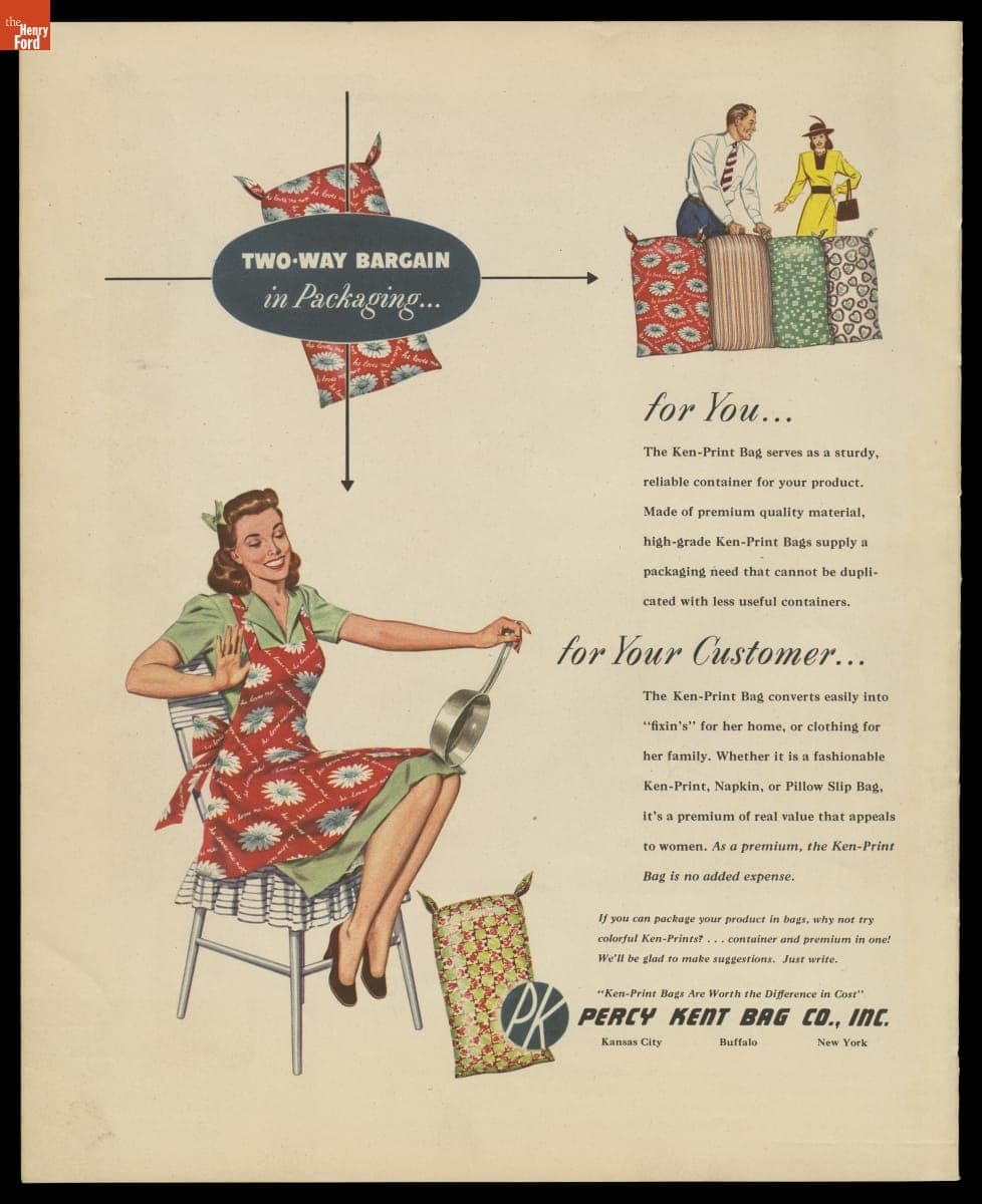 "Two-Way Bargain in Packaging... For You... For Your Customer," 1948