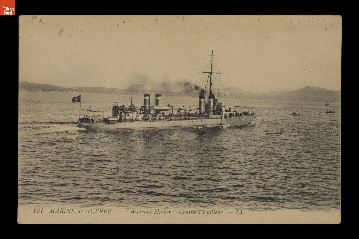 "Marine de Guerre - "Aspirant Herber" Contre-Torpilleur," 1914-1917
