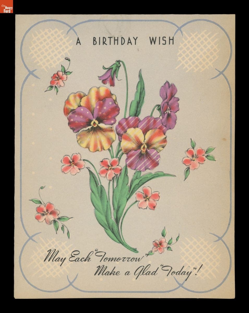 "A Birthday Wish..." Given to Andrew Purnell from Emerson and Della, Copyright 1943