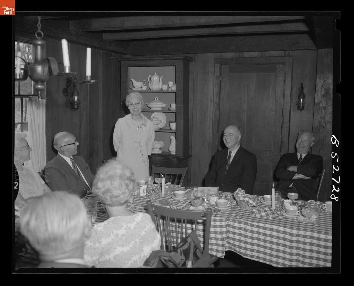 Retirement Luncheon for Edison Institute Schools Teacher E. Lucile Webster, 1969