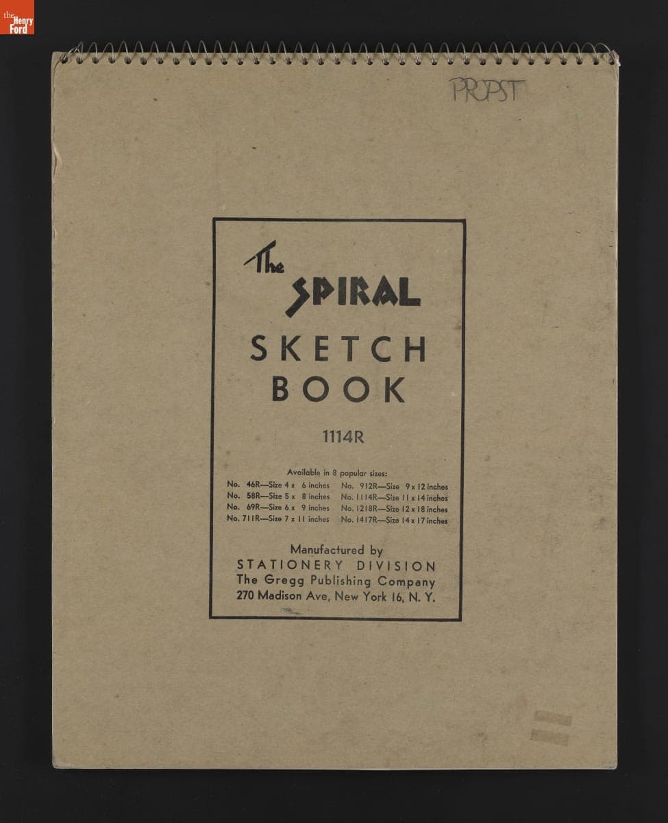 Sketchbook of Robert Propst, 1950-1985