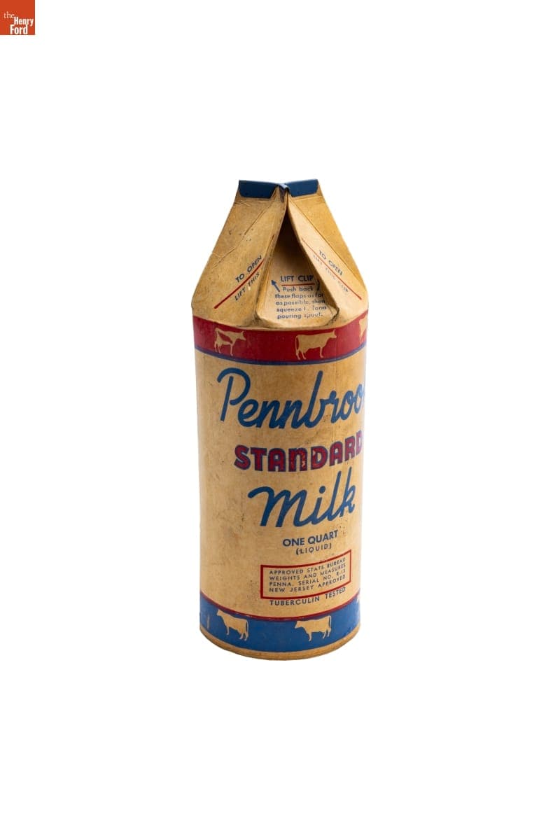 Pennbrook Milk Carton, 1937