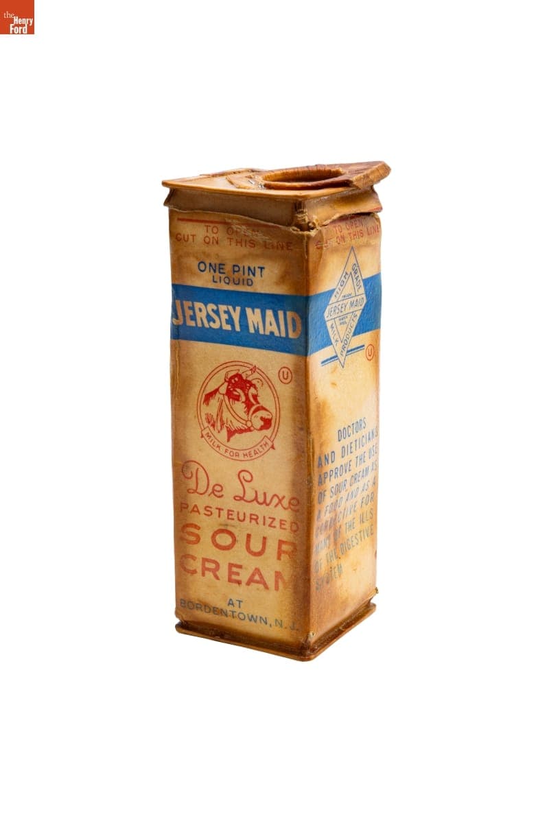Jersey Maid Sour Cream Carton