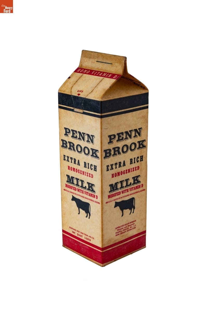 Pennbrook Milk Carton, 1948